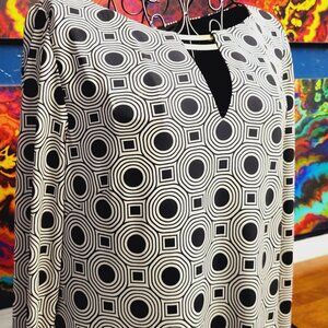 Vince Caputo ~ Sz 10 ~ Fully Lined ~ Long Sleeve Dress ~ NWOT